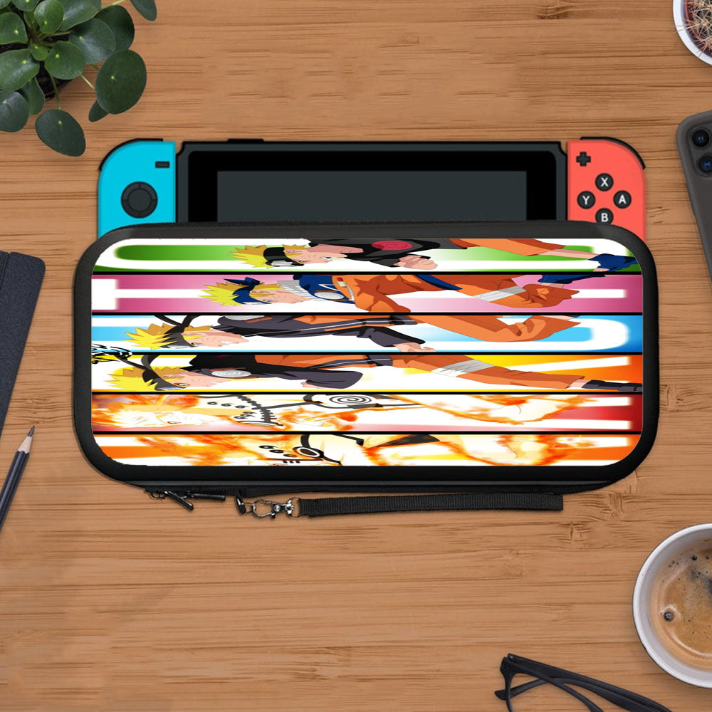 Naruto Uzumaki Tiles Protective Carry Switch Nintendo Switch 2 Case