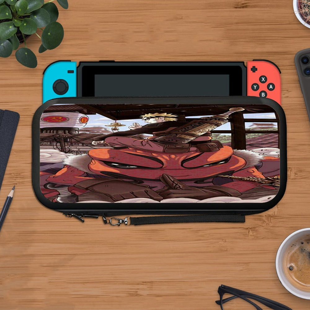 Naruto Uzumaki With Gamaguchi Protective Carry Switch Nintendo Switch 2 Case