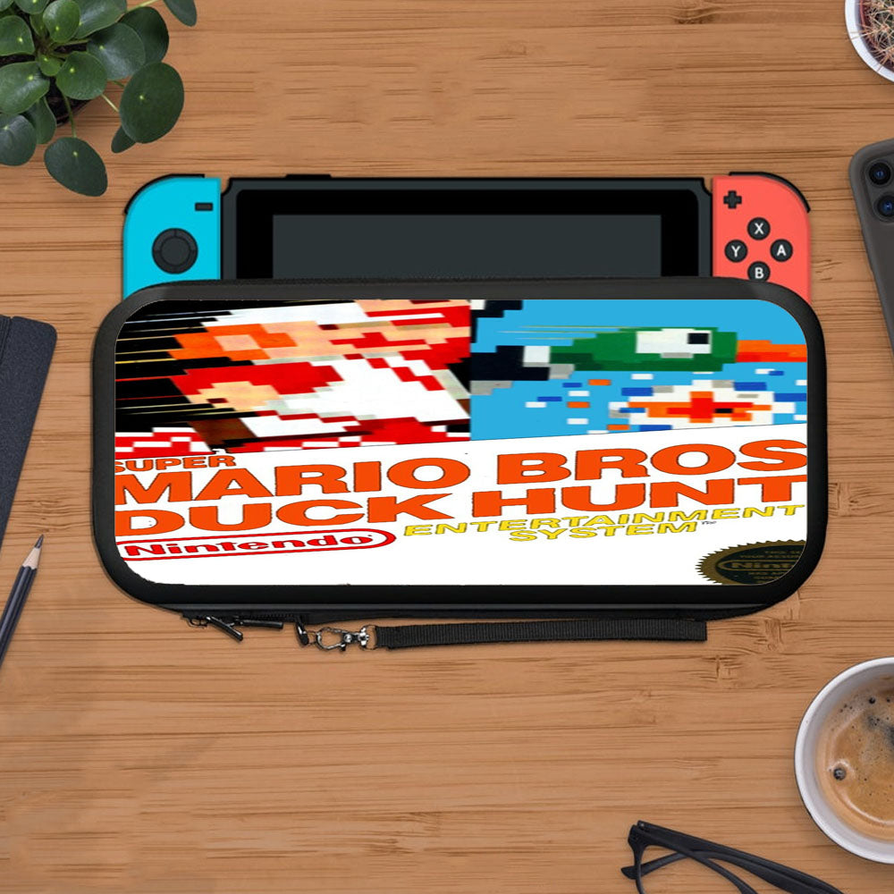 Nes Super Mario Bros %26 Duck Hunt Protective Carry Switch Nintendo Switch 2 Case