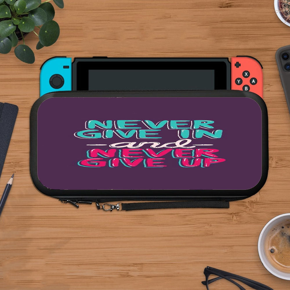 Never Give In Disney Protective Carry Switch Nintendo Switch 2 Case