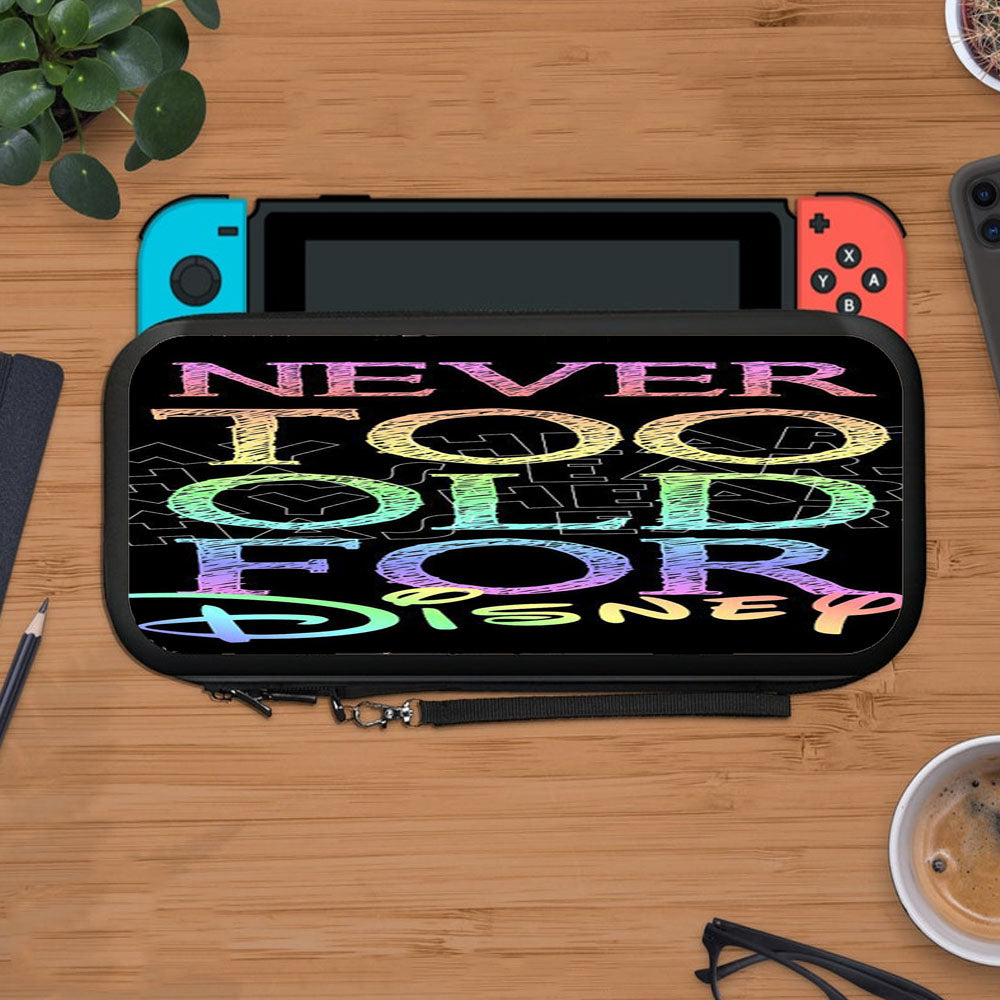 Never Too Old For Disney Protective Carry Switch Nintendo Switch 2 Case
