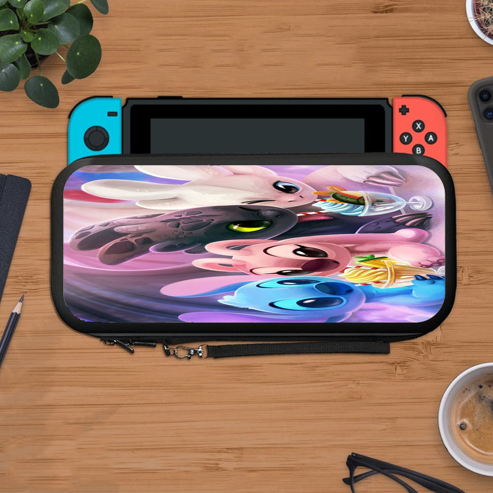 Night Fury Light Fury Stitch Angel Cute Lovely Protective Carry Switch Nintendo Switch 2 Case