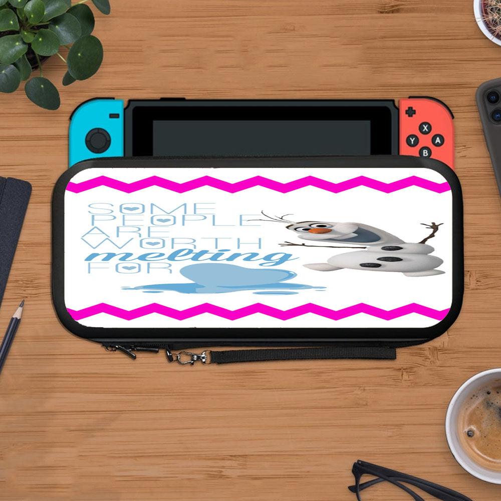 Olaf Disney Frozen Quote Protective Carry Switch Nintendo Switch 2 Case