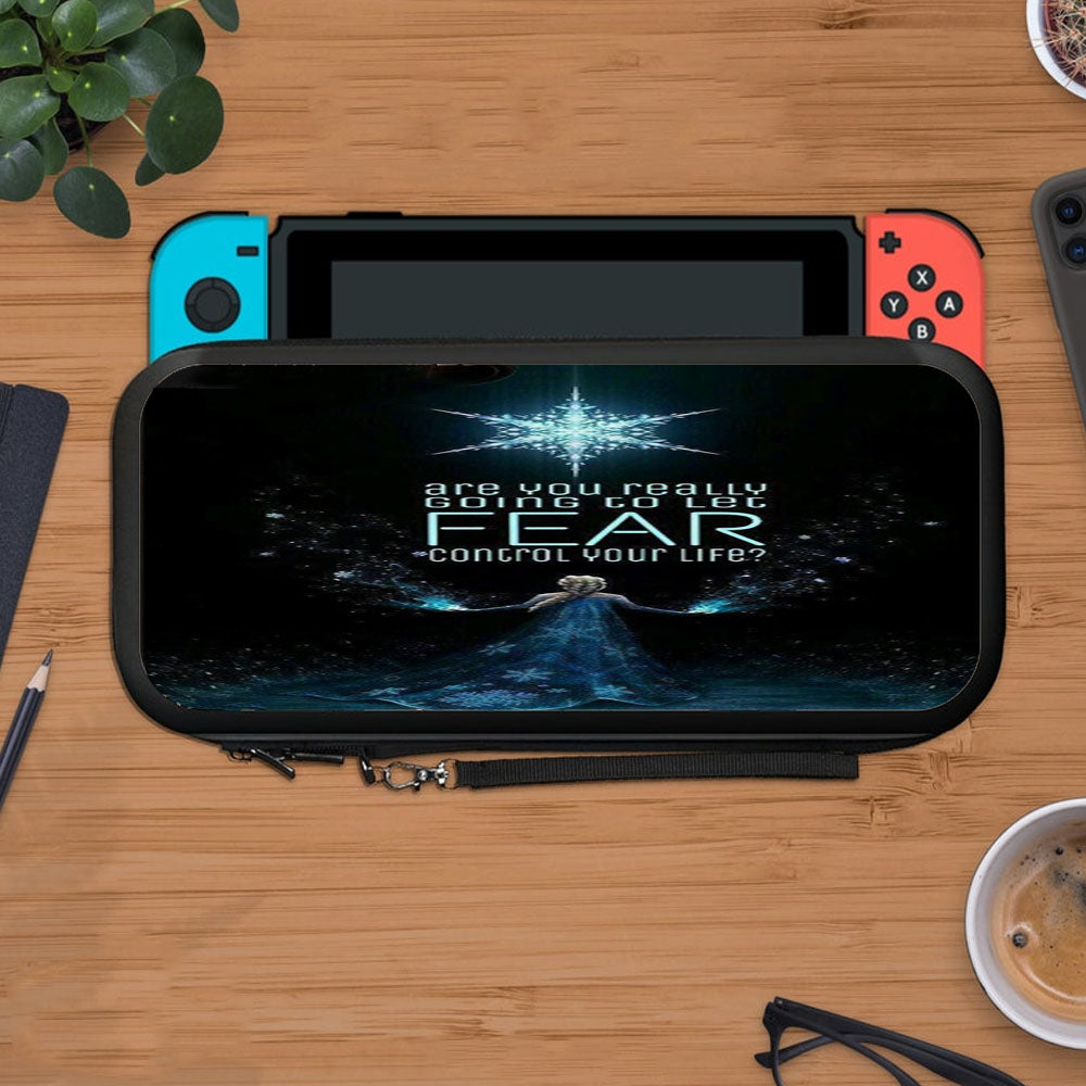 Once Upon Time Frozen Quote Elsa Protective Carry Switch Nintendo Switch 2 Case