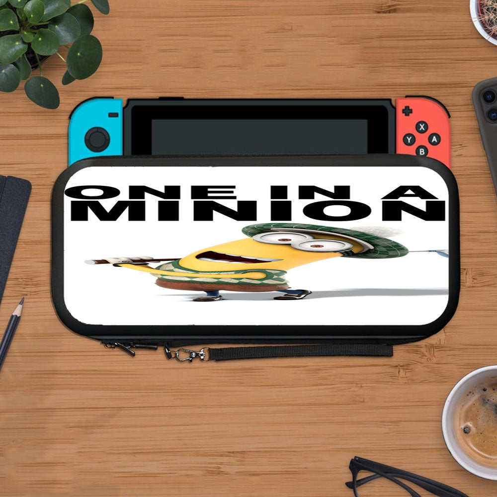 One In A Minion Despicable Me Minion Quote Protective Carry Switch Nintendo Switch 2 Case