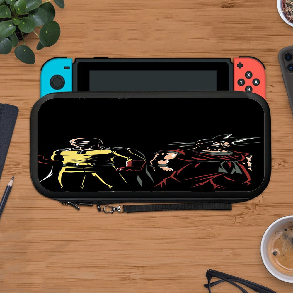 One Punch Man Saitama Vs Goku Dragon Ball Protective Carry Switch Nintendo Switch 2 Case