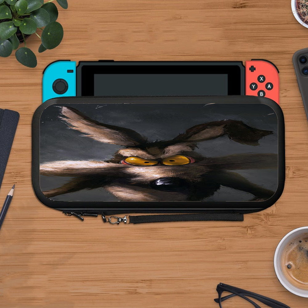 Painting Art Wile E Coyote Road Runner Looney Tunes Protective Carry Switch Nintendo Switch 2 Case