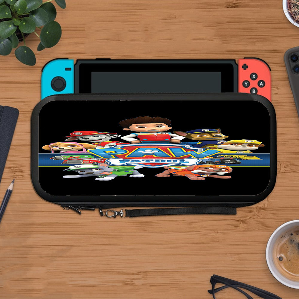 Paw Patrol Poster Black Wallpapers Protective Carry Switch Nintendo Switch 2 Case