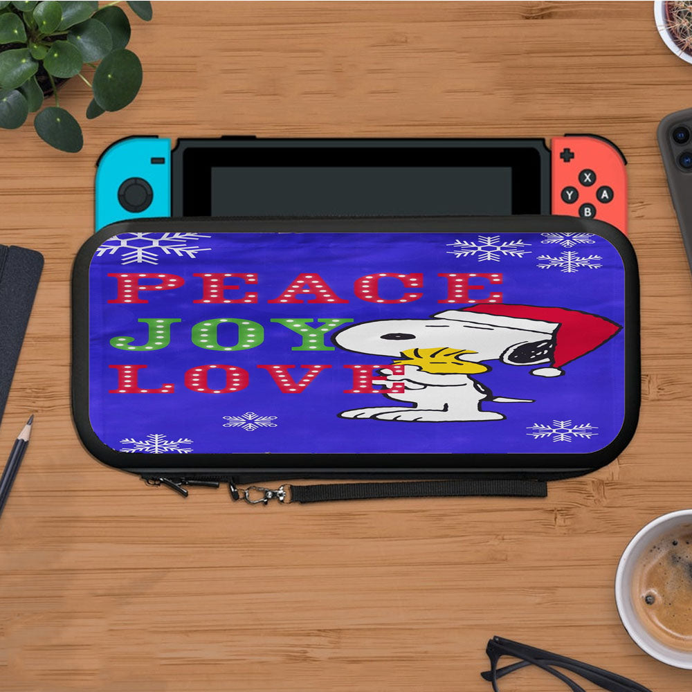 Peanuts Snoopy And Woodstock Christmas Protective Carry Switch Nintendo Switch 2 Case