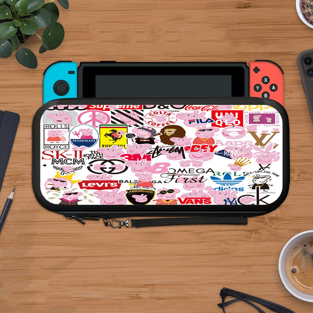 Peppa Pig Sticker Collection 2 Protective Carry Switch Nintendo Switch 2 Case