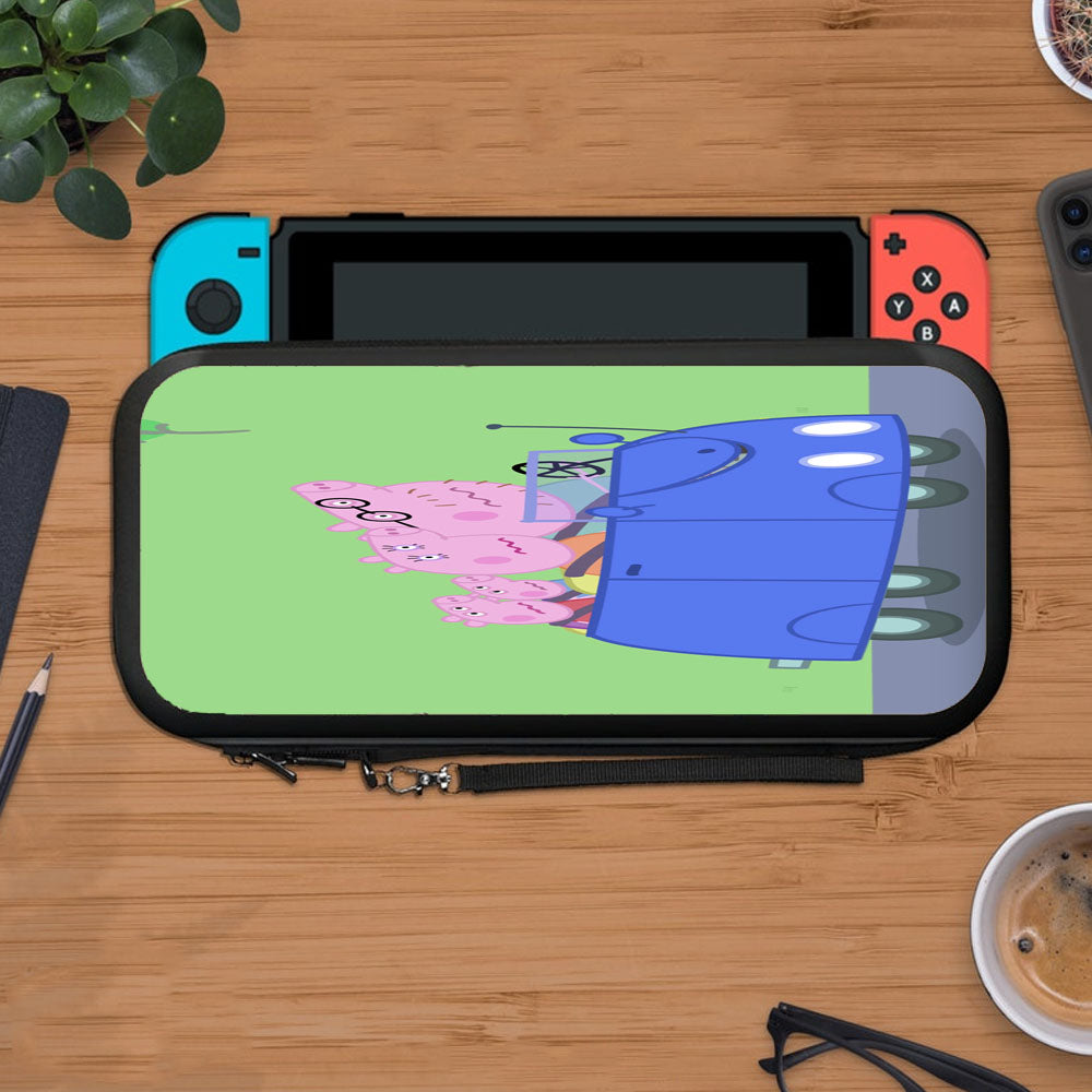 Peppa Pig The New Car Blue Color Protective Carry Switch Nintendo Switch 2 Case