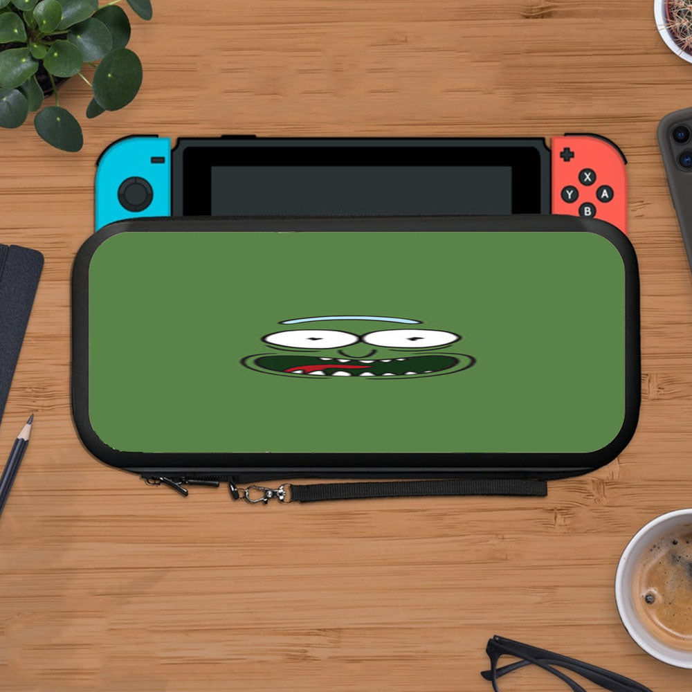 Pickle Rick Face Protective Carry Switch Nintendo Switch 2 Case