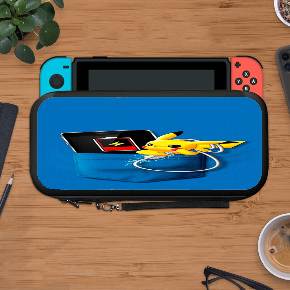 Pikachu Charger In The Pocket Protective Carry Switch Nintendo Switch 2 Case