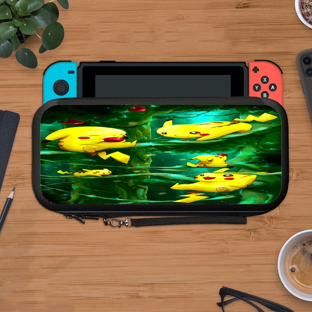 Pikachu Collection In The Forest Protective Carry Switch Nintendo Switch 2 Case