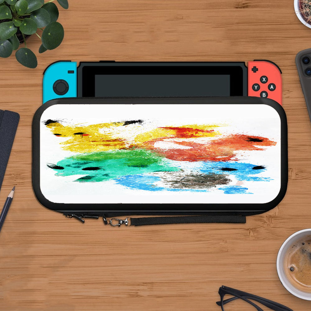 Pikachu Painting Pokemon Protective Carry Switch Nintendo Switch 2 Case