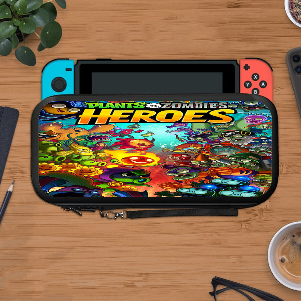 Plants Vs Zombies Heroes Cover Comic Protective Carry Switch Nintendo Switch 2 Case