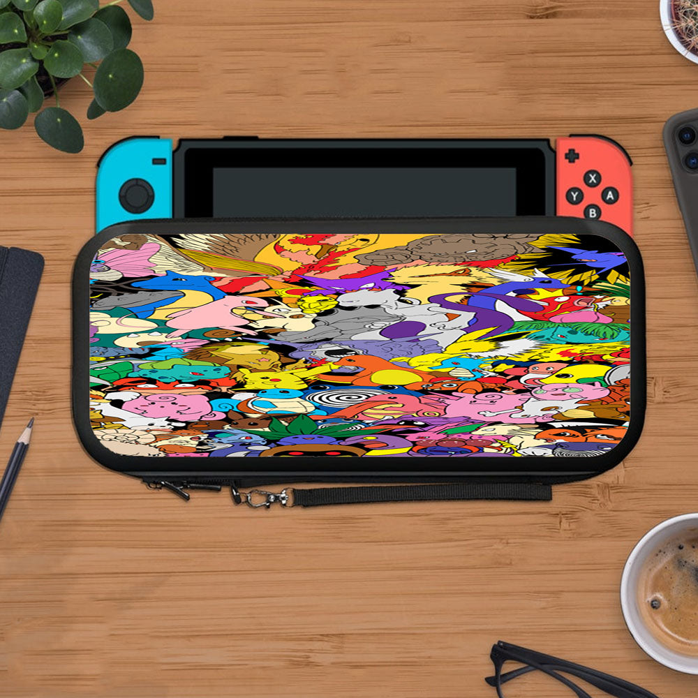 Pokemon All Character Protective Carry Switch Nintendo Switch 2 Case