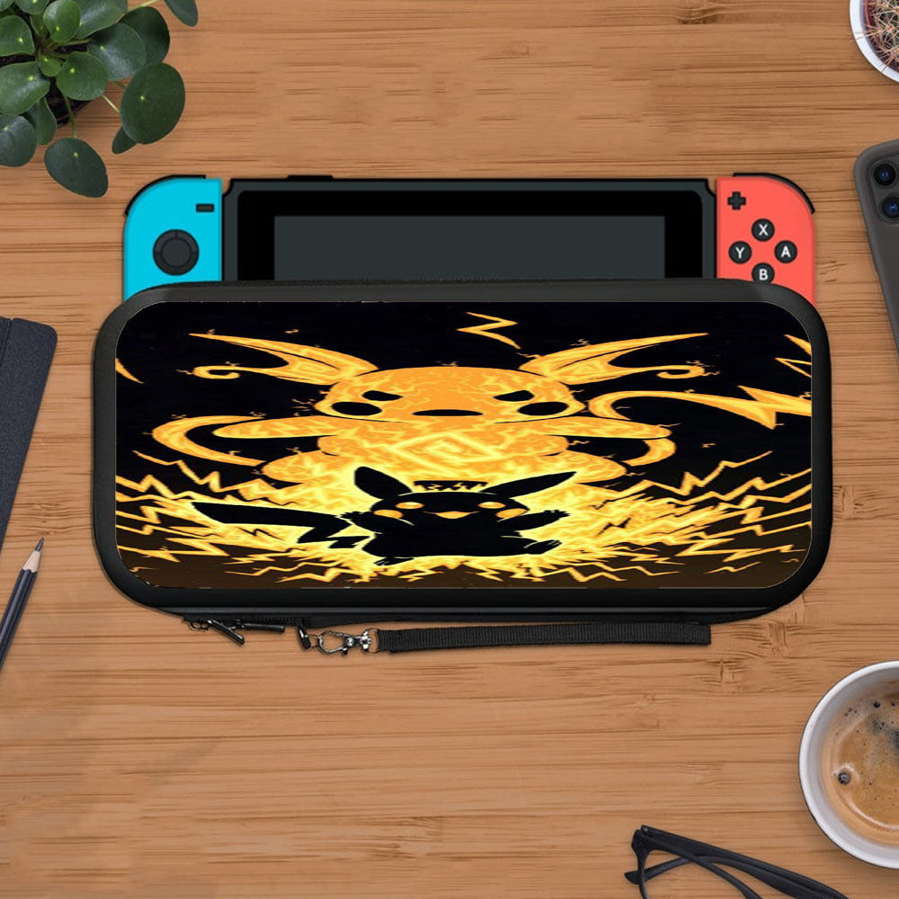 Pokemon Angry Pikachu Protective Carry Switch Nintendo Switch 2 Case