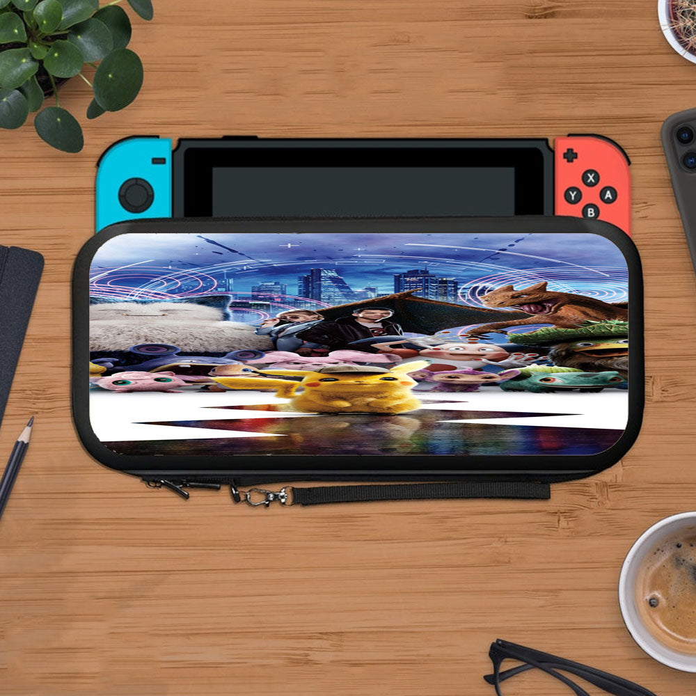 Pokemon Detective Pikachu All Monst Protective Carry Switch Nintendo Switch 2 Case