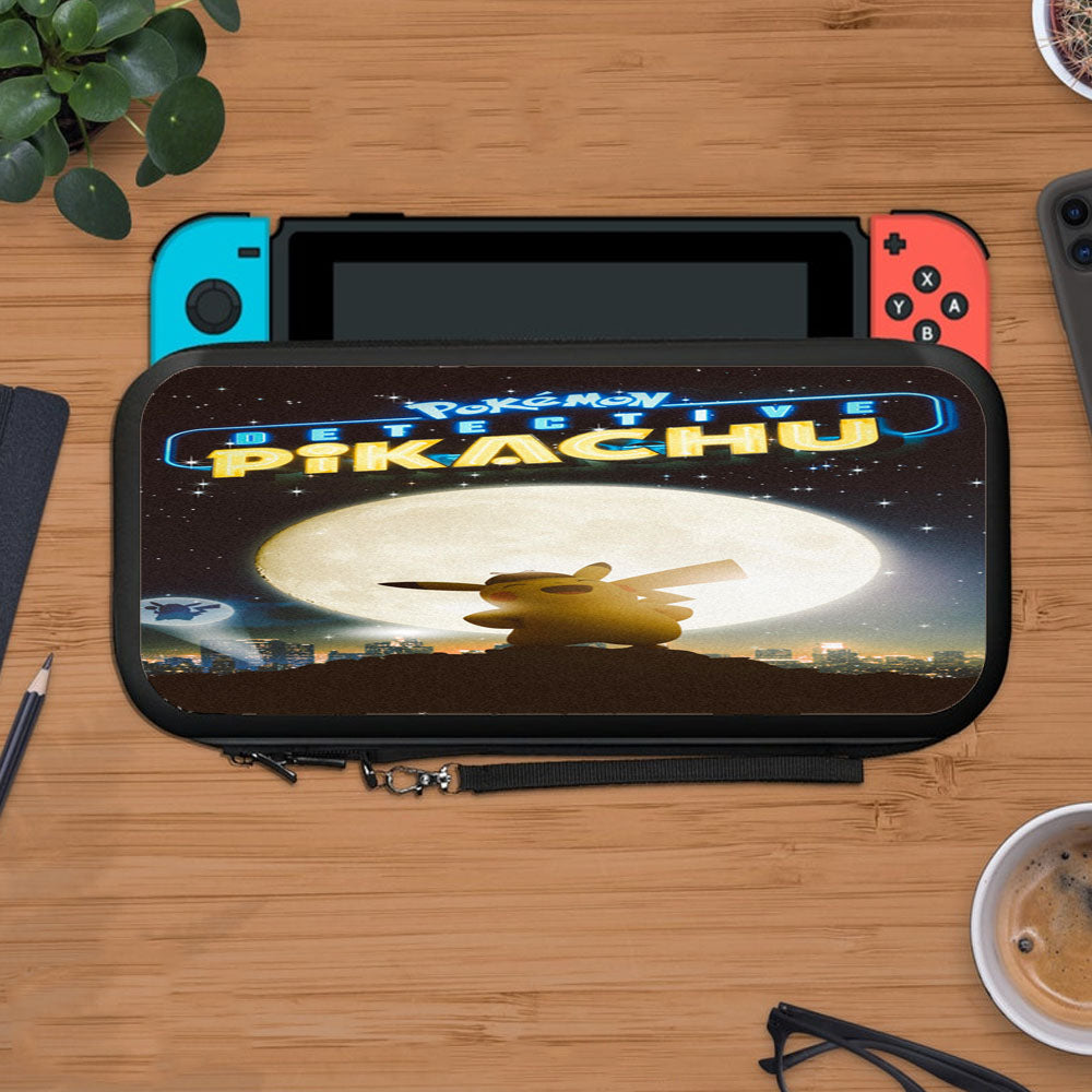 Pokemon Detective Pikachu Art Protective Carry Switch Nintendo Switch 2 Case