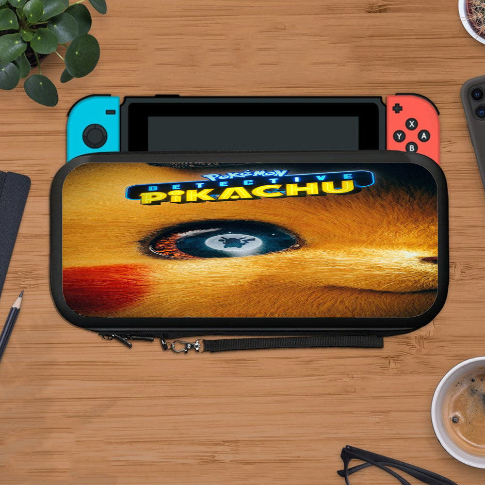 Pokemon Detective Pikachu Wallpaper Protective Carry Switch Nintendo Switch 2 Case