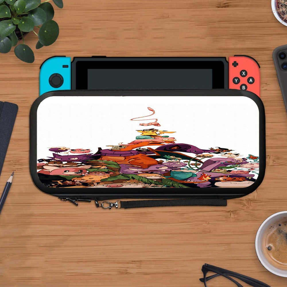Pokemon Doodle All Characters And Elements Protective Carry Switch Nintendo Switch 2 Case