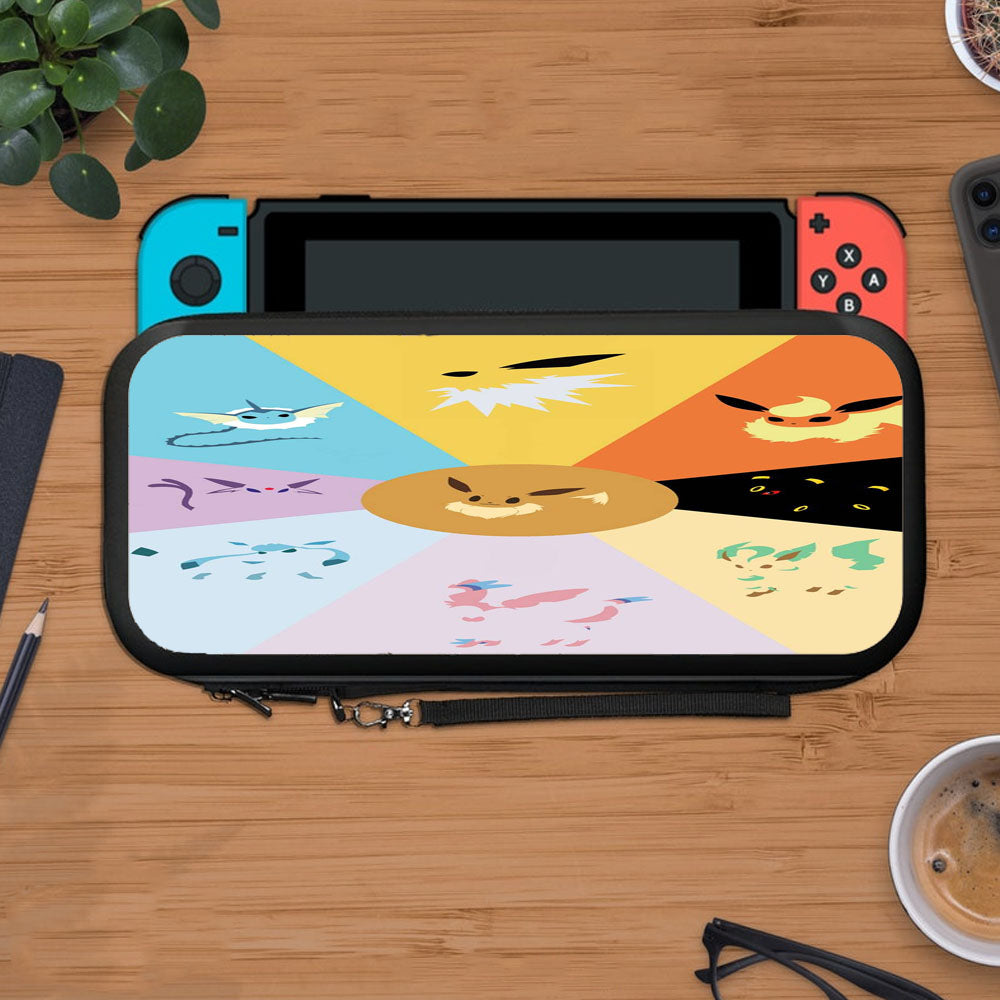 Pokemon Eevee Collage Evolutions Protective Carry Switch Nintendo Switch 2 Case
