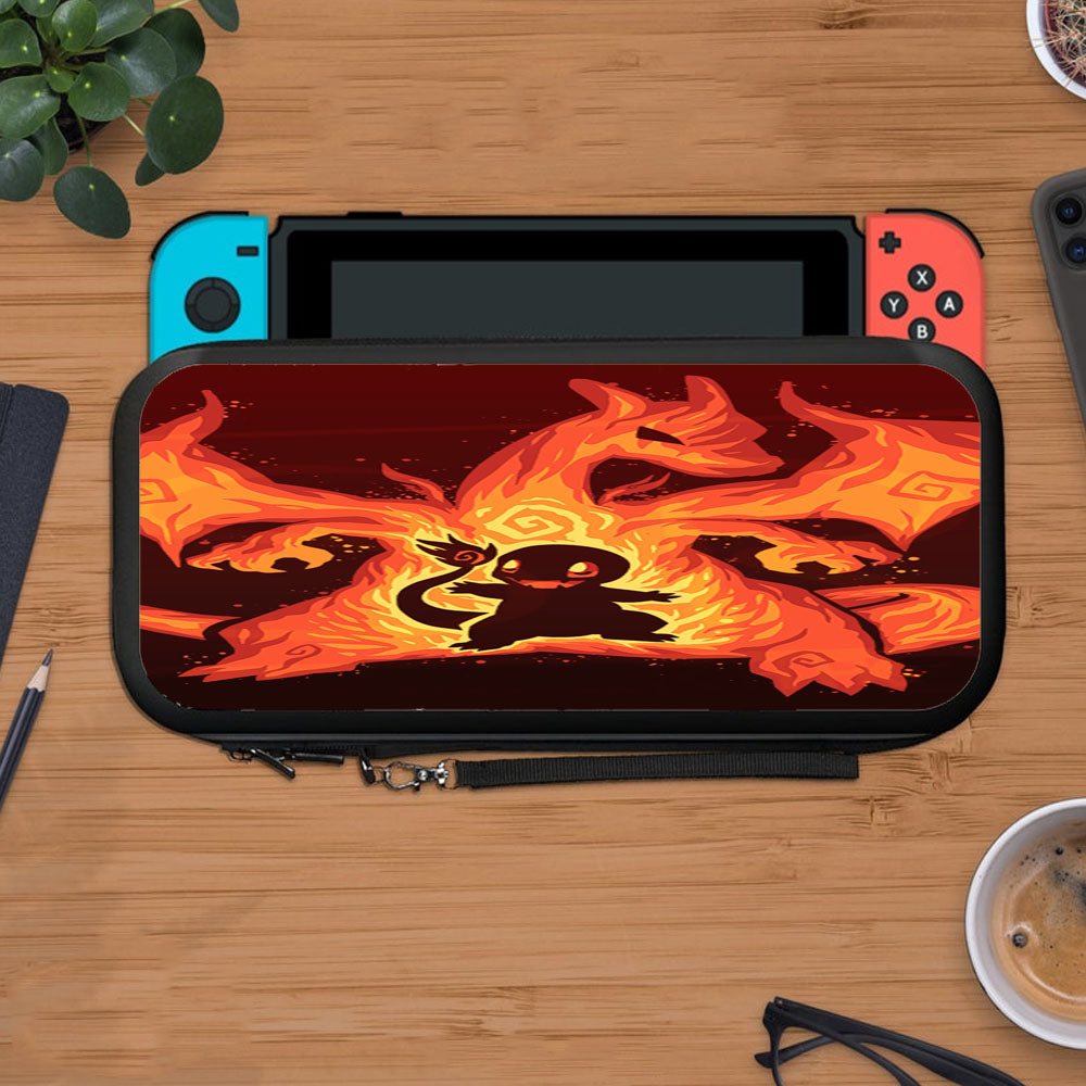 Pokemon Evolution Charmander To Charizard Protective Carry Switch Nintendo Switch 2 Case