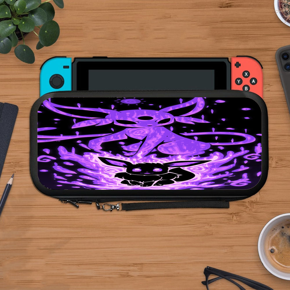 Pokemon Evolution Eevee To Espeon Protective Carry Switch Nintendo Switch 2 Case