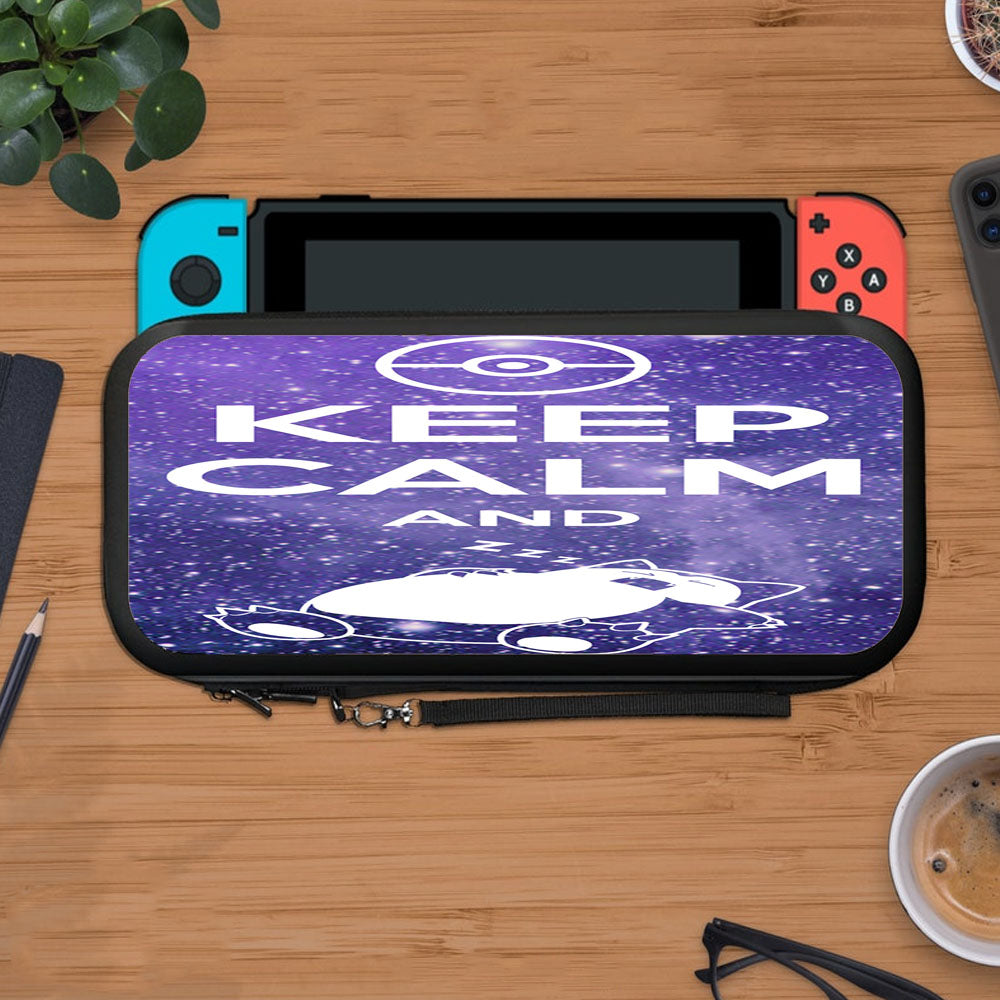 Pokemon Keep Calm And Snorlax Protective Carry Switch Nintendo Switch 2 Case