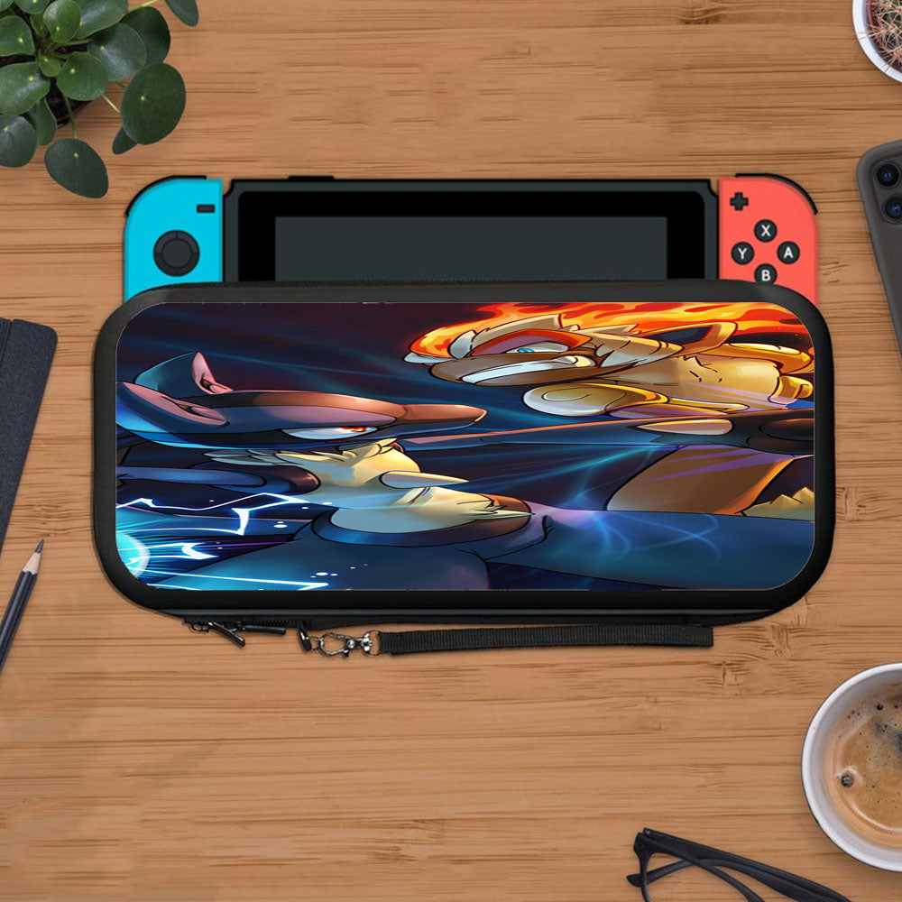 Pokemon Lucario Vs Infernape Protective Carry Switch Nintendo Switch 2 Case