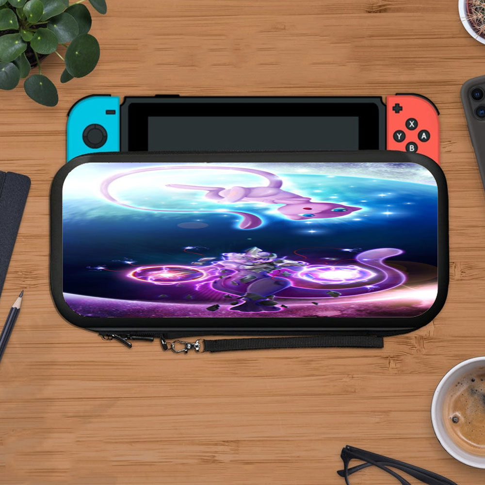 Pokemon Mew And Mewtwo Galaxy Fanart Protective Carry Switch Nintendo Switch 2 Case