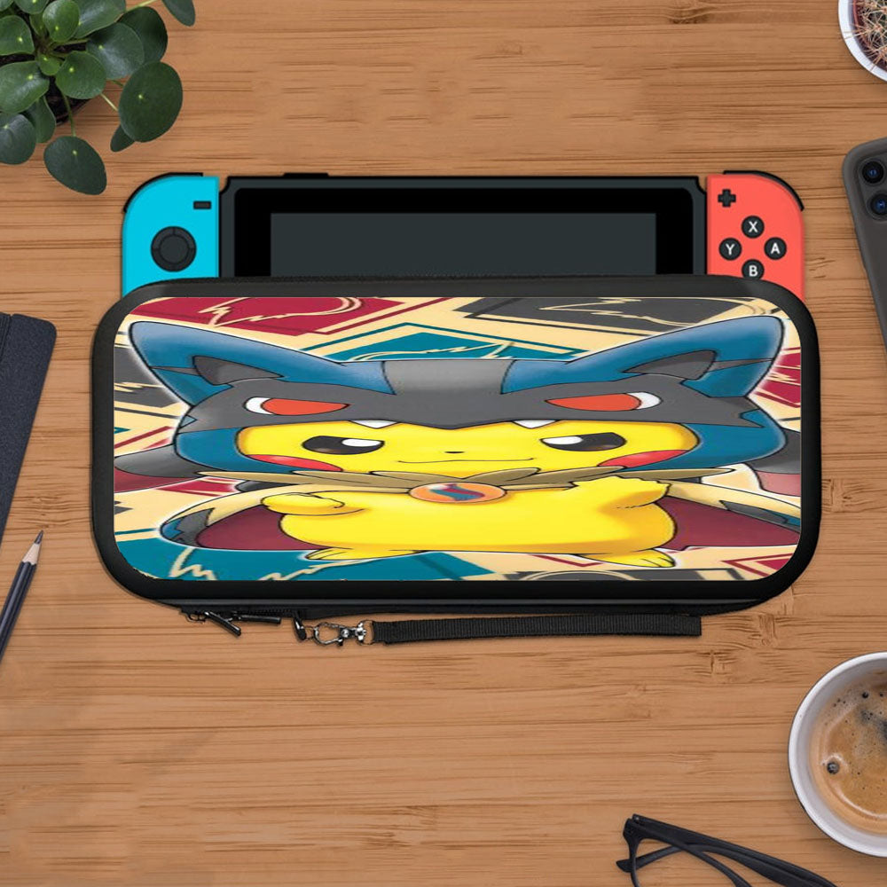 Pokemon Pikachu Funny With Costume Protective Carry Switch Nintendo Switch 2 Case