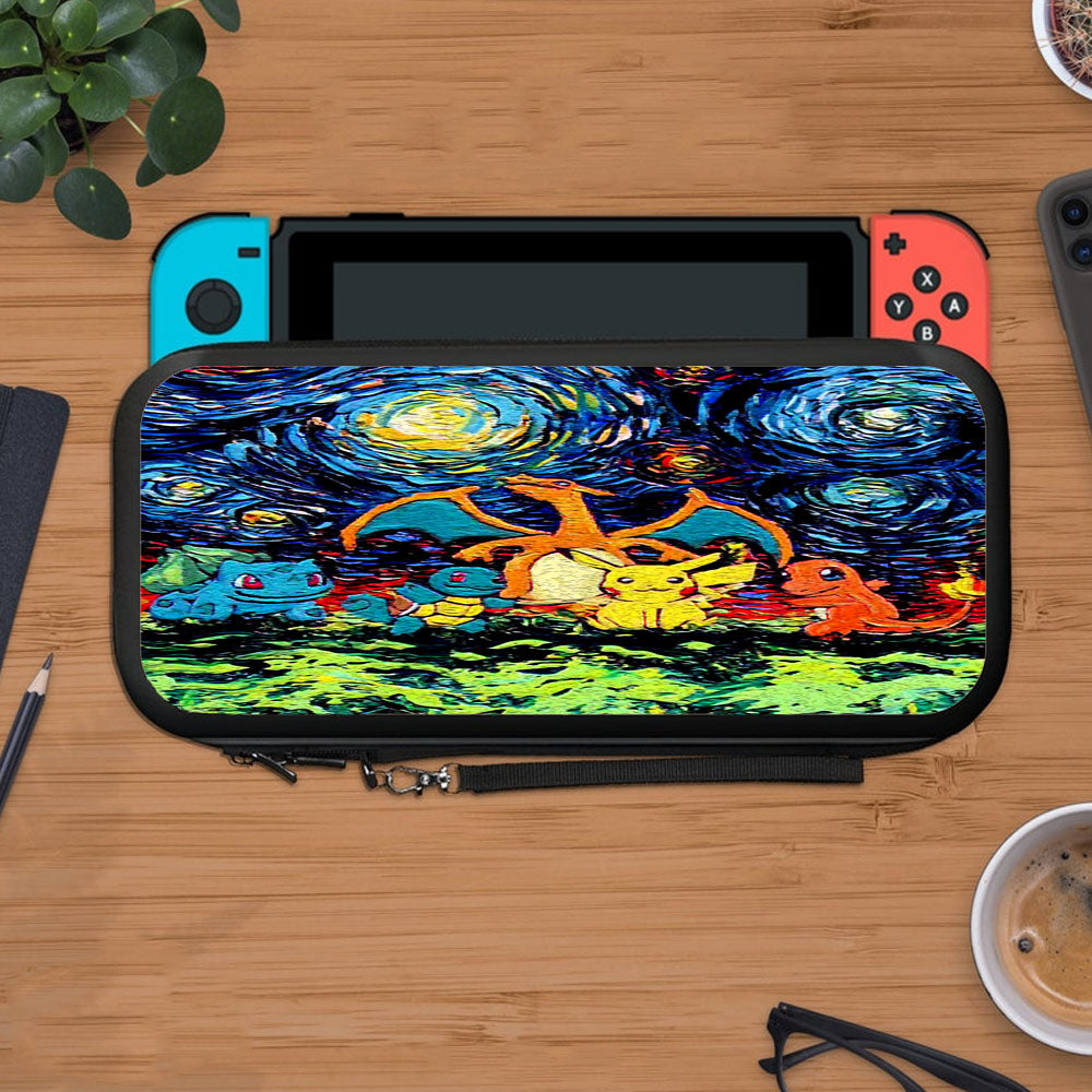 Pokemon Starry Night Abstract Protective Carry Switch Nintendo Switch 2 Case