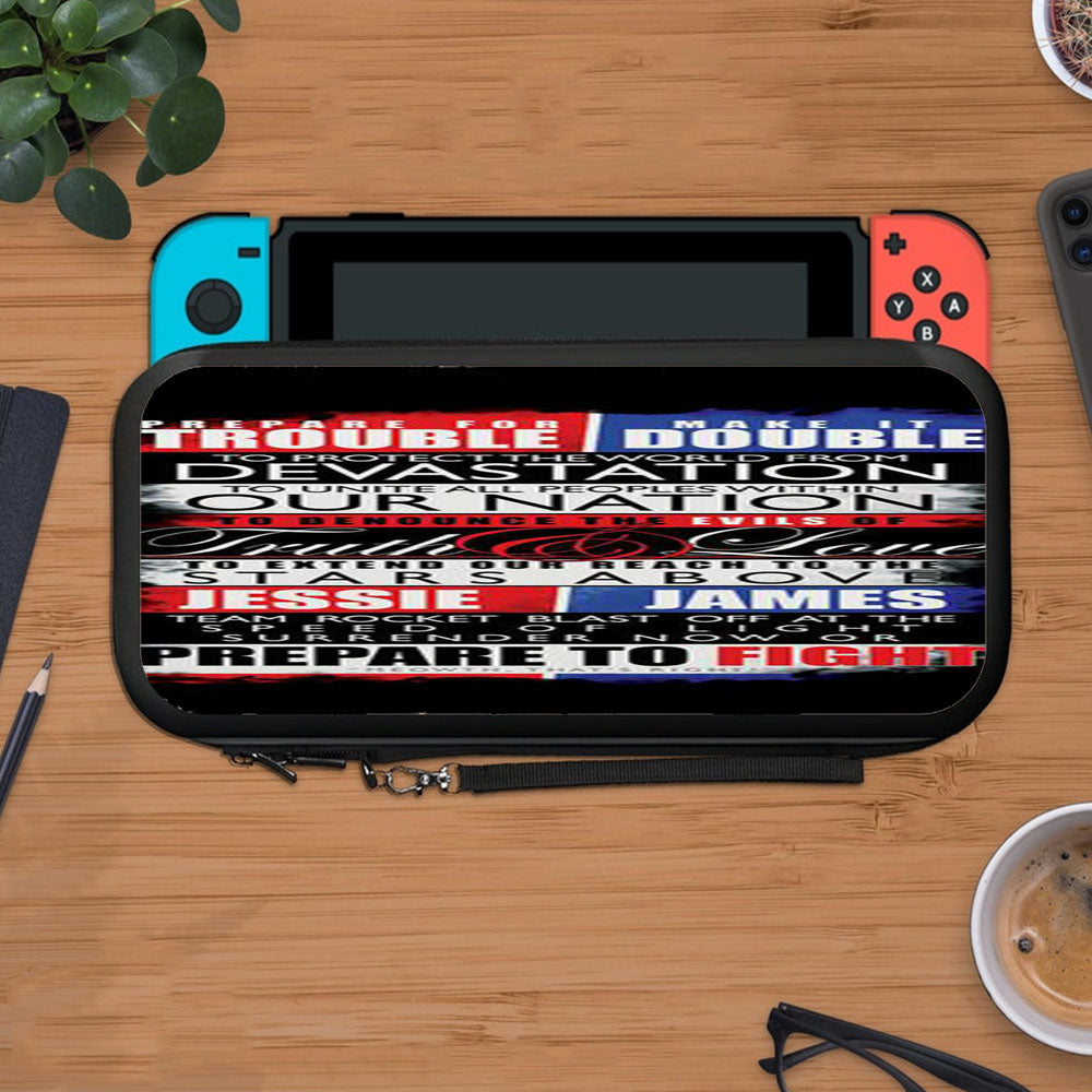 Pokemon Team Rocket Motto Protective Carry Switch Nintendo Switch 2 Case