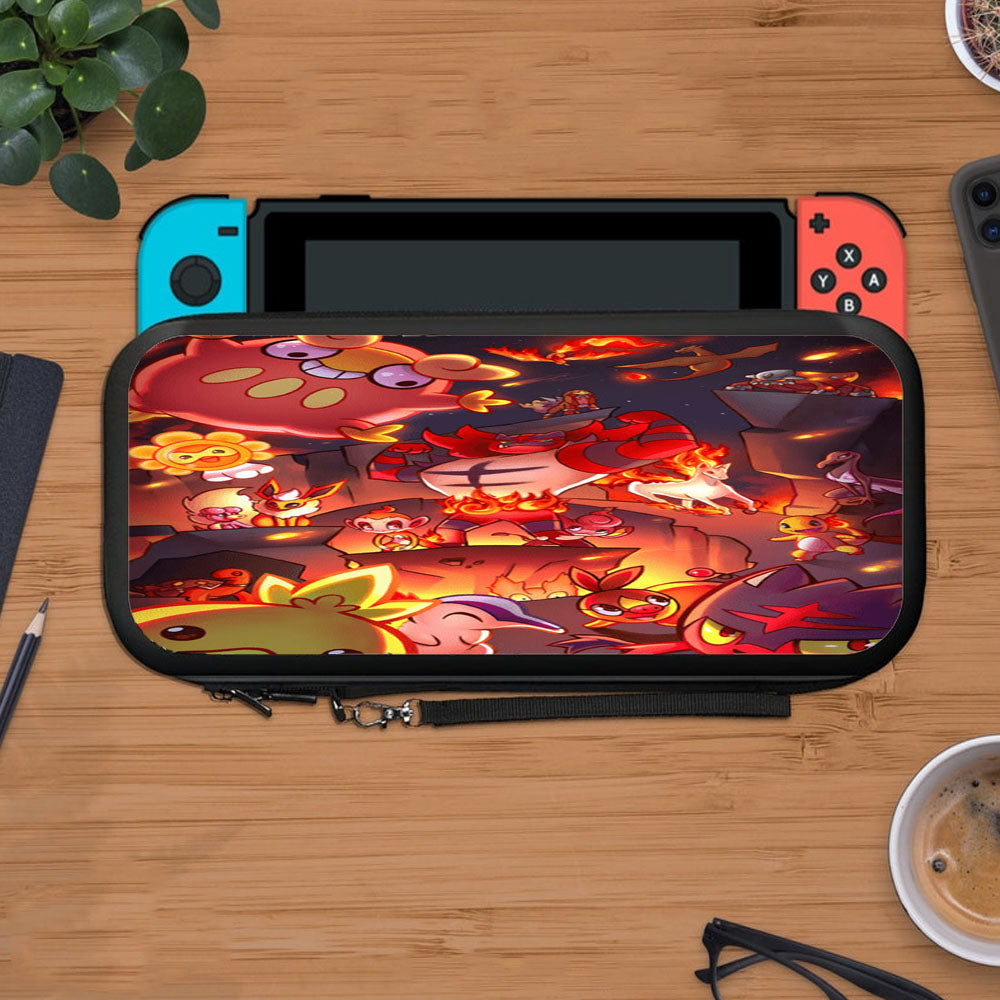 Pokemon Type Fire Collections Protective Carry Switch Nintendo Switch 2 Case