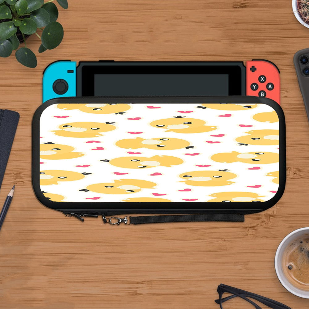 Psyduck Cute Pokemon Pattern Protective Carry Switch Nintendo Switch 2 Case