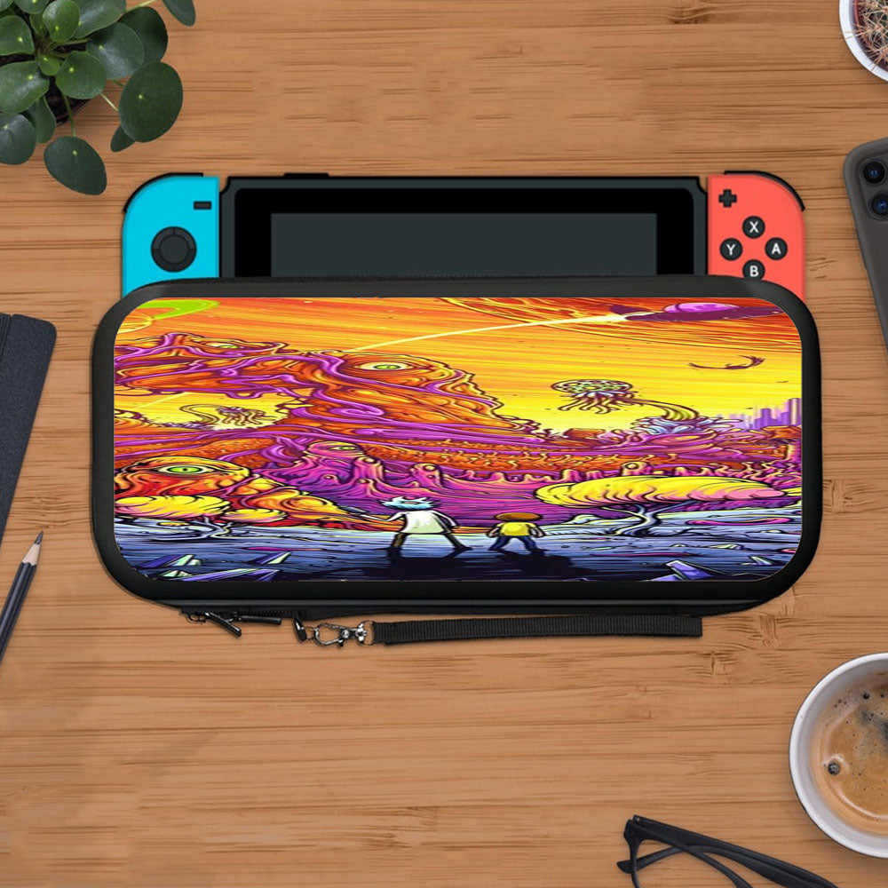 Rick And Morty Alien Planet Protective Carry Switch Nintendo Switch 2 Case