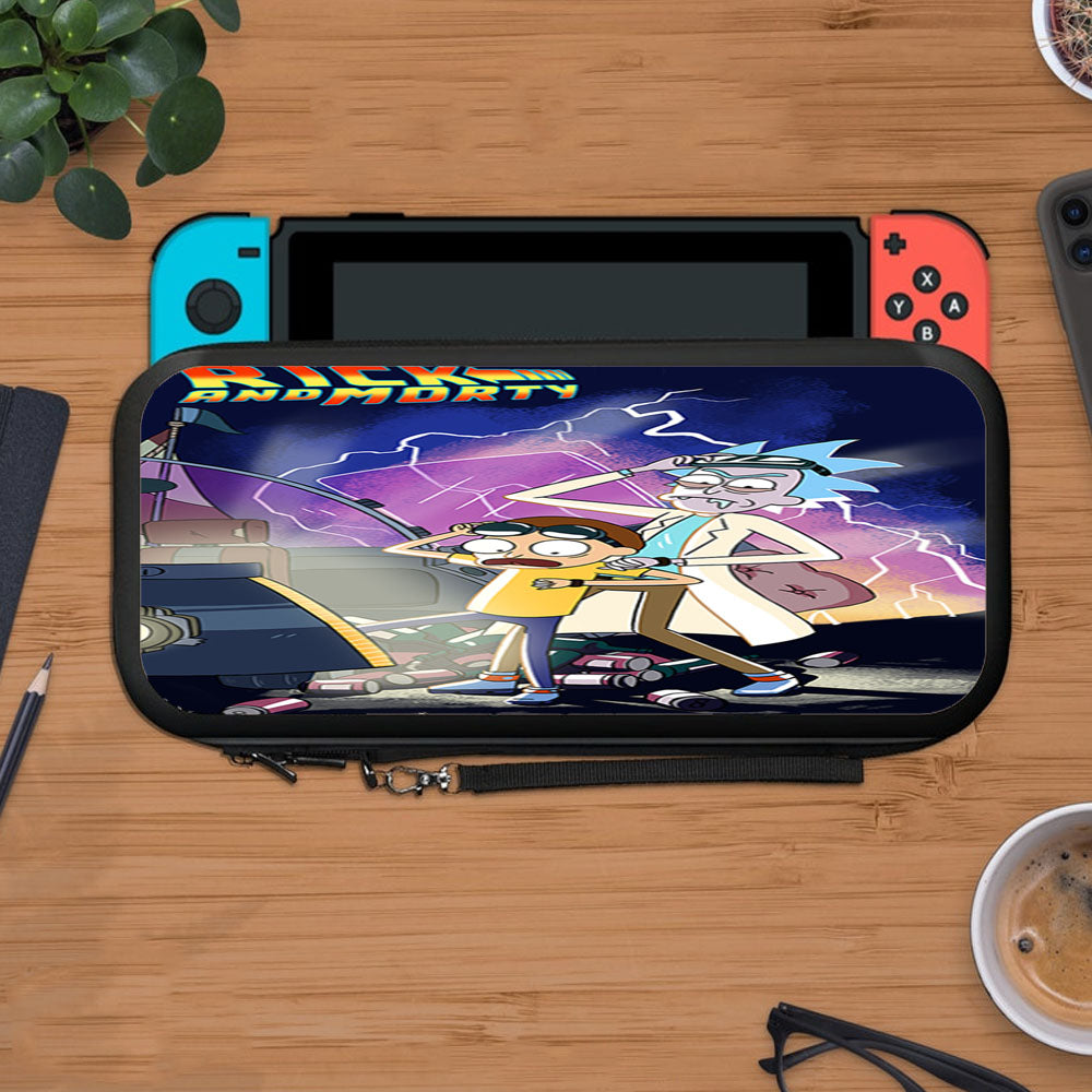 Rick And Morty Back To The Future Protective Carry Switch Nintendo Switch 2 Case