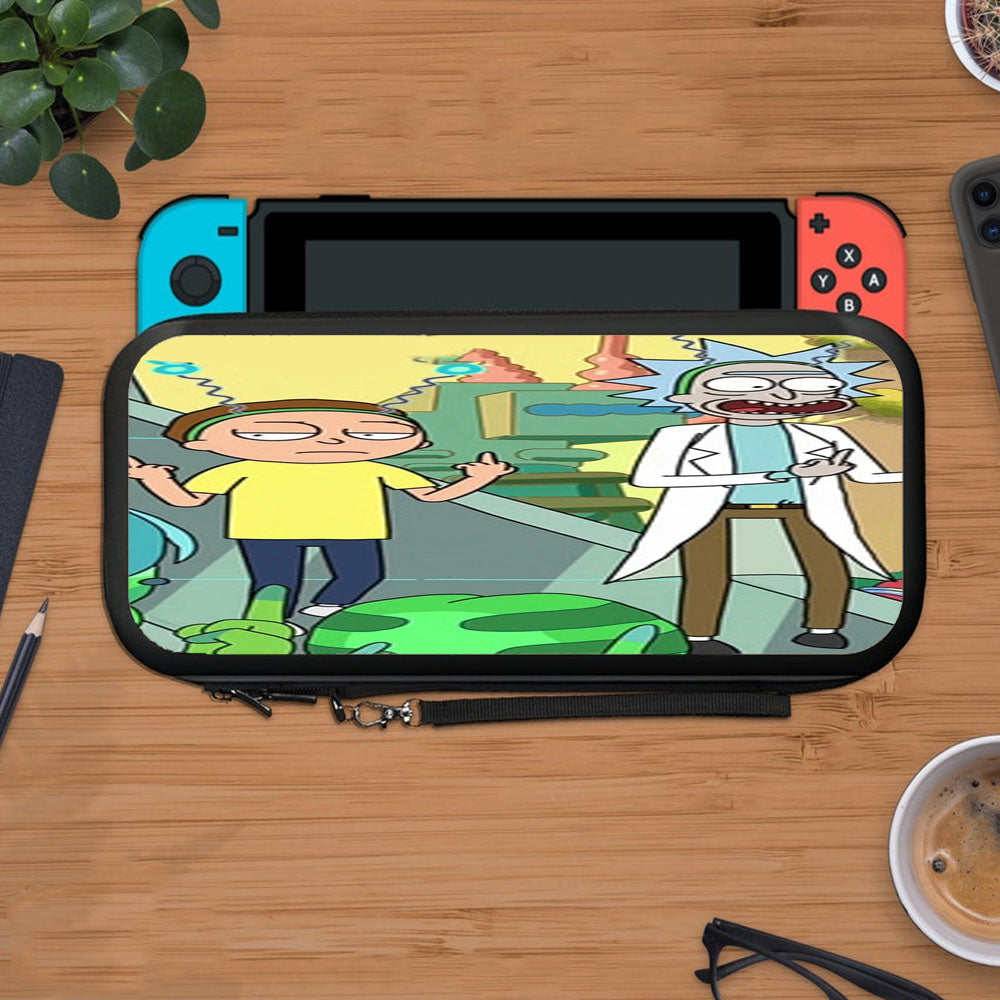 Rick And Morty Cartoon Protective Carry Switch Nintendo Switch 2 Case