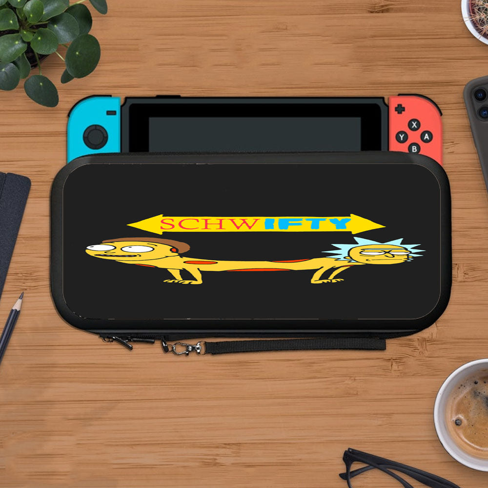 Rick And Morty Cat Dog Protective Carry Switch Nintendo Switch 2 Case
