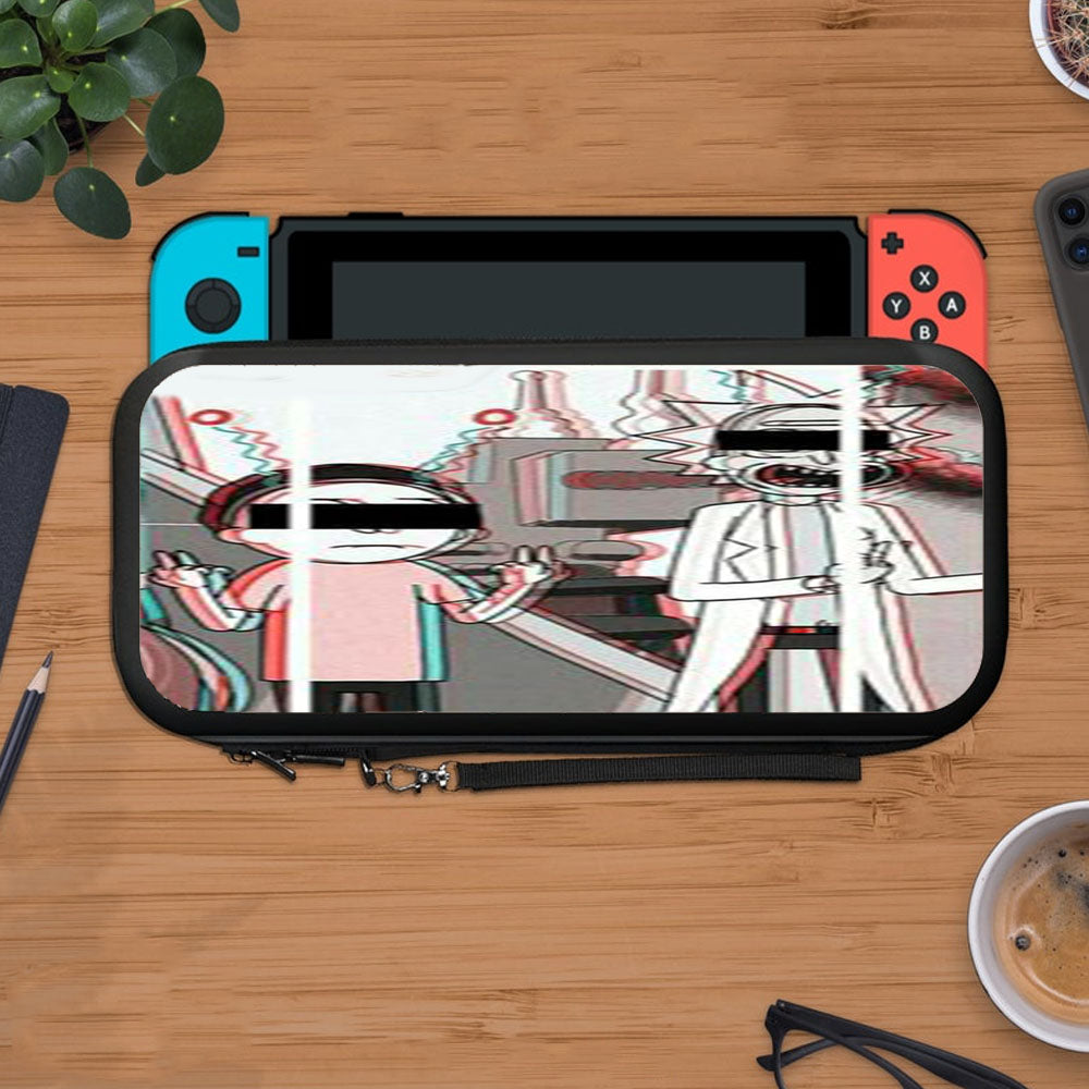 Rick And Morty Get Psychodelic Protective Carry Switch Nintendo Switch 2 Case