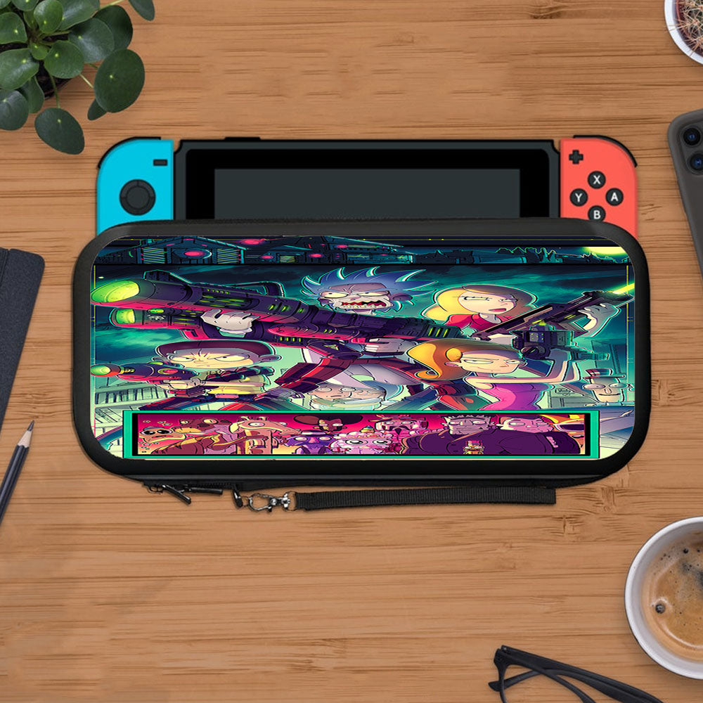 Rick And Morty Illustration Protective Carry Switch Nintendo Switch 2 Case
