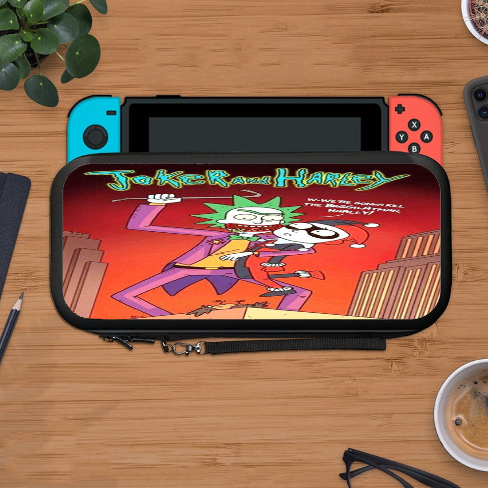 Rick And Morty Joker And Harley Protective Carry Switch Nintendo Switch 2 Case