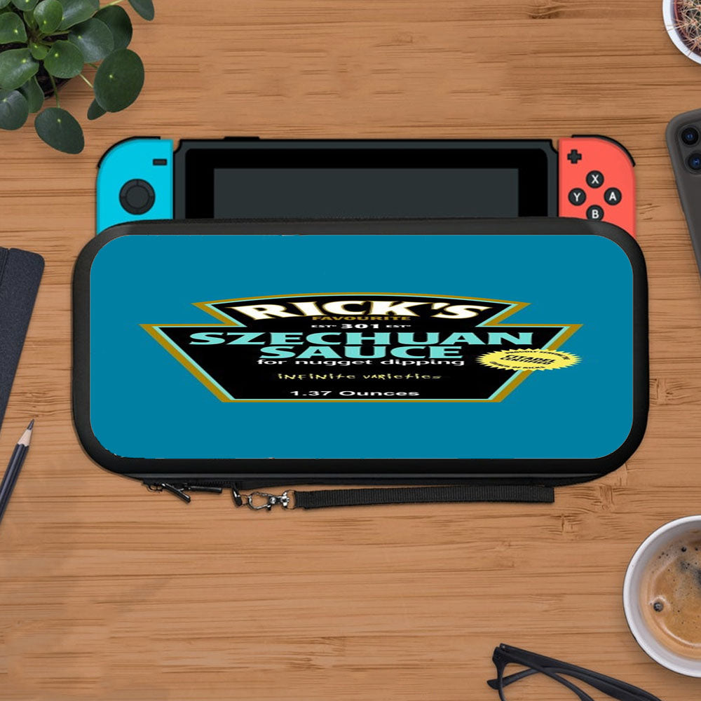 Rick Favourite Szechuan Sauce Nugget Dipping Protective Carry Switch Nintendo Switch 2 Case