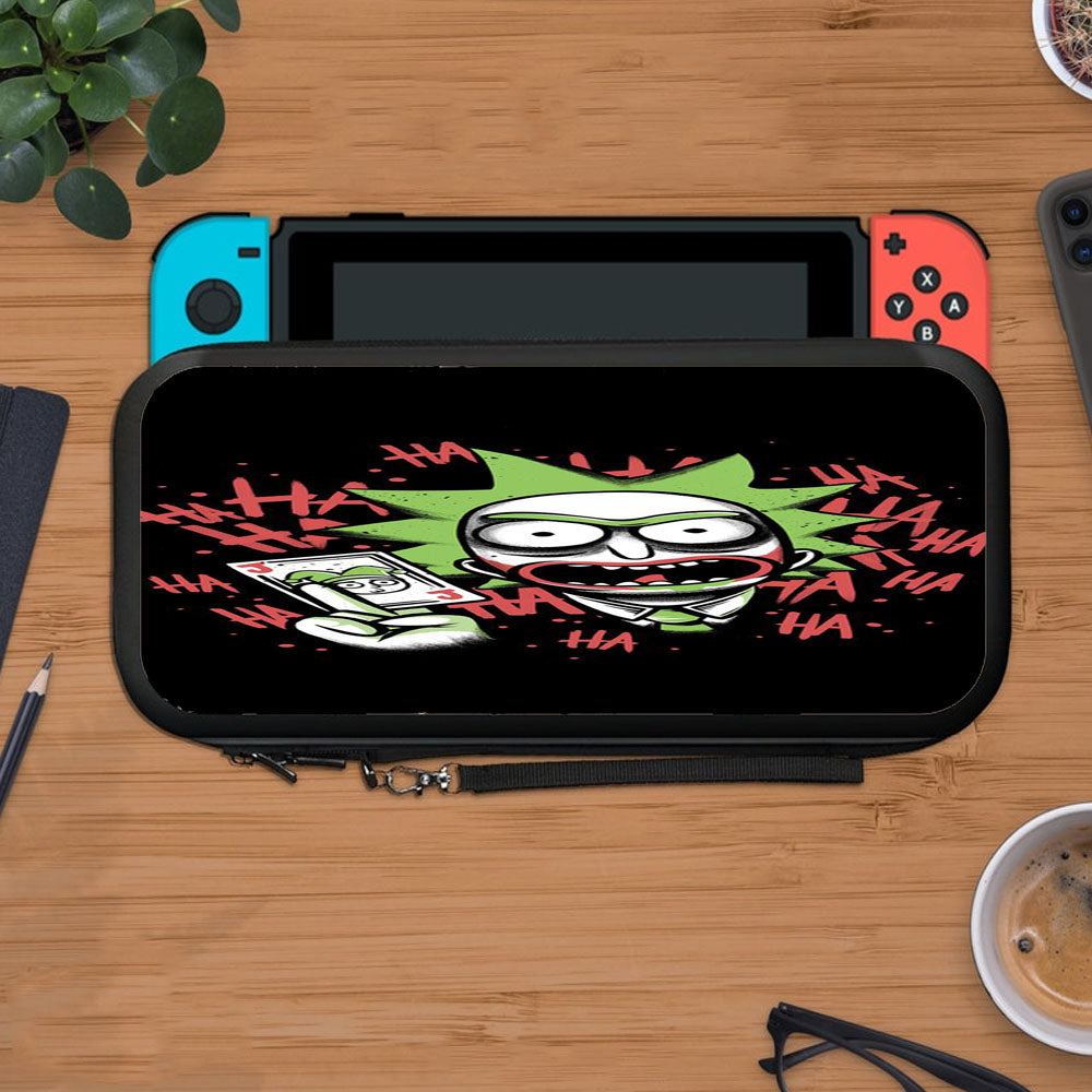 Rick Morty Joker Play Card Protective Carry Switch Nintendo Switch 2 Case