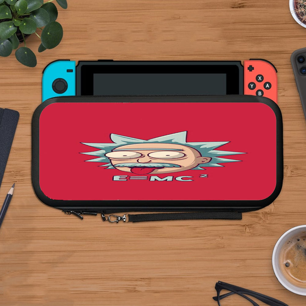 Rick Morty X Albert Einstein Protective Carry Switch Nintendo Switch 2 Case