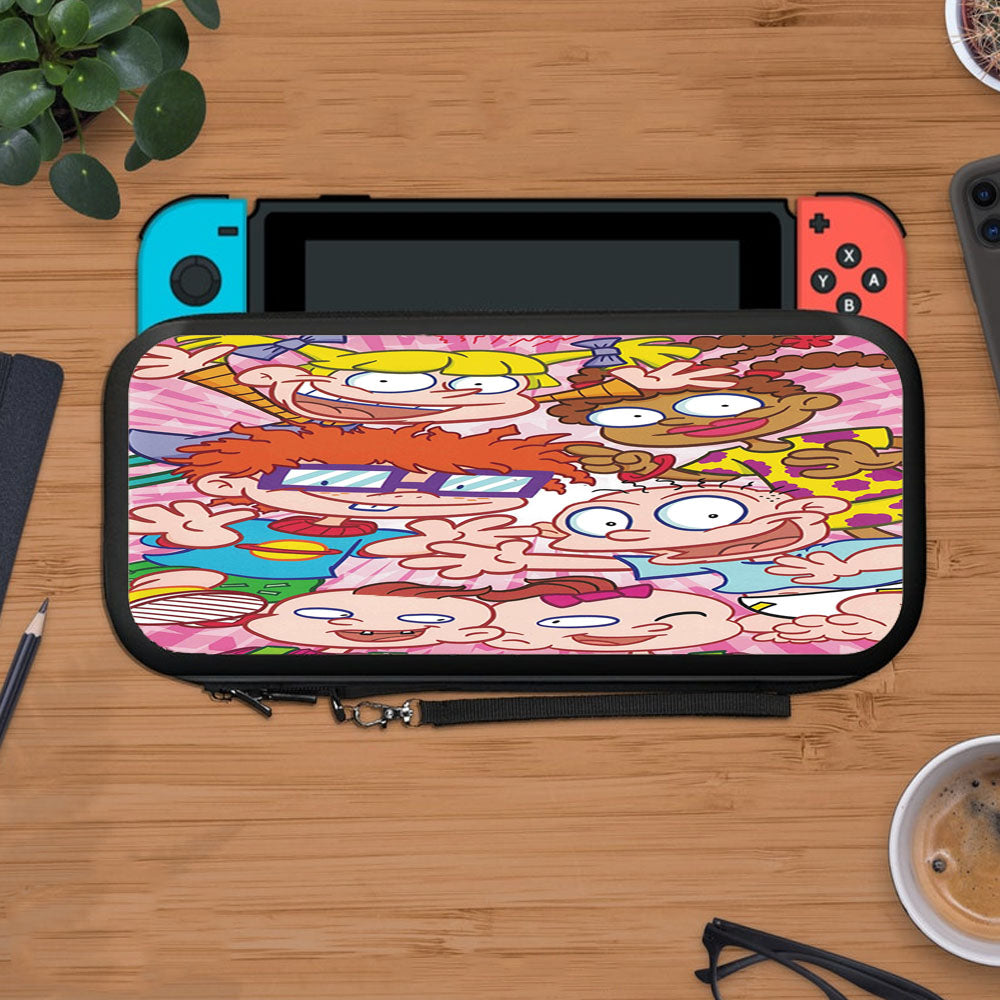 Rugrats All Character Poster Protective Carry Switch Nintendo Switch 2 Case