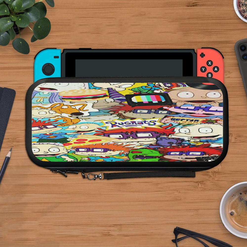 Rugrats Collage Wallpaper Protective Carry Switch Nintendo Switch 2 Case