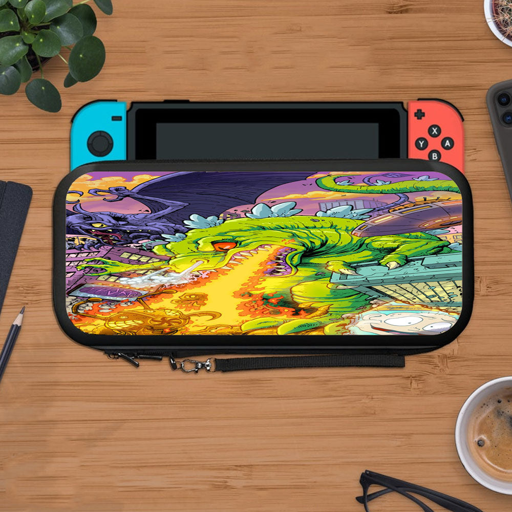 Rugrats Monsters Reptar Protective Carry Switch Nintendo Switch 2 Case